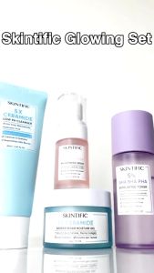 SKINTIFIC All Series 5X Ceramide Barrier Moisture Gel | Mugwort | 5% AHA BHA Exfoliating Toner | 4D Hyaluronic | Salicylic Acid Acne Spot | Low PH Cleanser | Eye Cream | 10% Niacinamide Brightening Serum