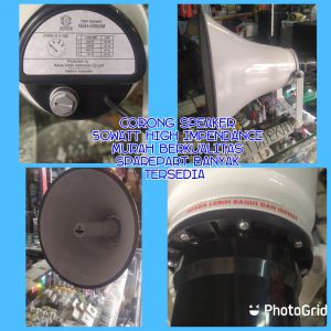 corong speaker mesjid TOA mesjid murah Merk Narae 50 Watt pake metching Atau high impendance