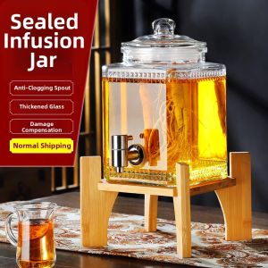 Glass Jar For Storing Liquor