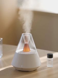 Keromee Essential Oil Aroma Diffuser with Atmosphere Light Ultrasonic Perfume Aromatherapy Atomization Diffuser humidifier for Home