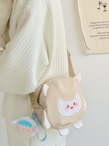 Adorable Sheep Canvas Crossbody Bag for Women 2023 Summer Style Japanese and Korean Ins Trend Mobile Phone Bag for Youth