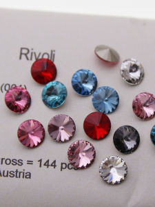 หินดาวเทียมคริสตัล Schmitt 1122 SS39 ปลายแหลม DIY อุปกรณ์ตกแต่งผม สร้อยข้อมือ เครื่องประดับเล็บ เครื่องประดับเพชรเทียม