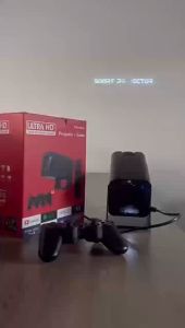 Ang HY-320 ay may built-in na gaming projector na may dalawahang hawakan at isang screen. 1080P HD resolution