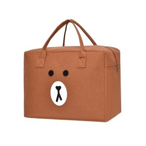 Portable Cute Cartoon Design Felt Travel Bag  MZ01