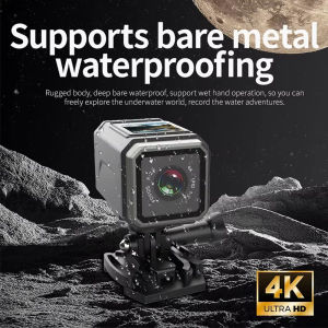 EKLEVA กล้องติดกล้องแอคชั่นแคมเมราอัลตร้า HD 4Kกล้องหมวกกันน็อกมอเตอร์ไซค์ WiFi กลางแจ้งกันน้ำกีฬา DV กล้องติดรถยนต์ DV สำหรับจักรยาน