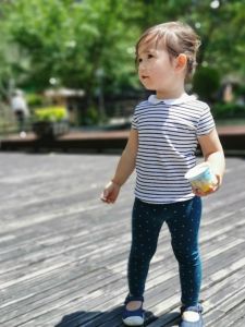 Girls Short Sleeve T-Shirt Cotton Lightweight Comfortable round Neck Cute Summer Fashionable Top for Babies And Kids