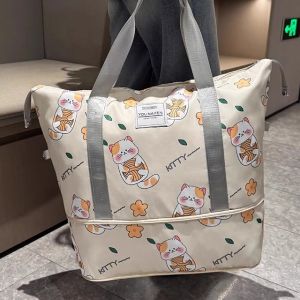 Túi Du Lịch Gấp Dung Tích Lớn Túi Du Lịch Túi Di Chuyển Túi Sinh Sản Túi Đi Làm Túi Đựng Đồ Túi Kéo Túi Vải Nylon