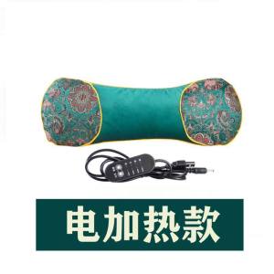 Electrically heated mugwort hot compress cervical pillow head pillow autumn and winter household neck care pillow velvet pillow multifunctional health pillow