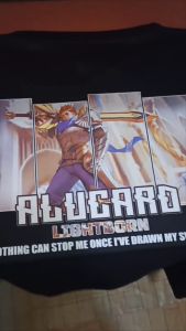 GG T-Shirt ALUCARD skin Lightborn - Striker Mobile Legends Kaos Custom Katun Slim-fitting