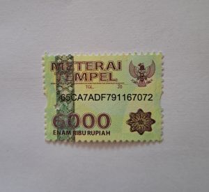 meterai 6000 asli original tahun 2015 2016 2017 2018 2019 2020