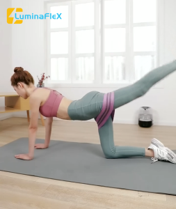 Resistance Band Yoga Band Anti-slip Fitness Hip Circle Durable Leg Pull Band Elastic Resistance Band For Workout