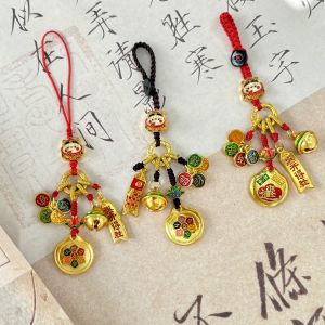 已开光 招财 古法金旗开得胜汽车钥匙扣汽车钥匙挂饰男女钥匙链礼品挂件招财礼物 Car Keychain Car Key Pendant Mens and Womens Key Ring Gift Pendant Lucky Charm Gift