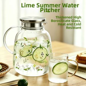 GIANXI | High Temperature Resistant Large Capacity Glass Pitcher