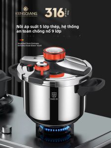 RONGCHUAN | Nồi Áp Suất Gia Đình Inox
