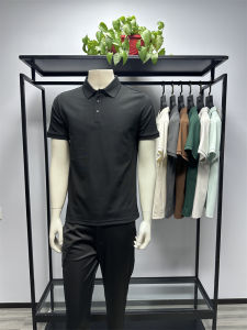 Áo Thun Polo Tay Ngắn Chất Lượng Cao Mùa Hè Mới Màu Trơn Tay Lửng Cổ Polo Nam Chất Liệu Cotton Thương Hiệu Míng Shèng Yuán