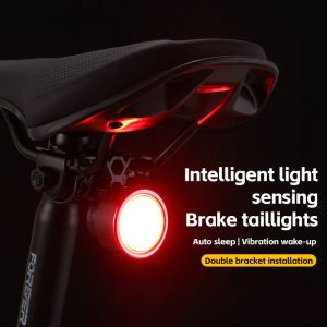 NPY Rear Bike Light Rear Bike Safety Light LED Rechargeable Waterproof Bright 3 Modes Adjustable Cycling Lamp For Adventure