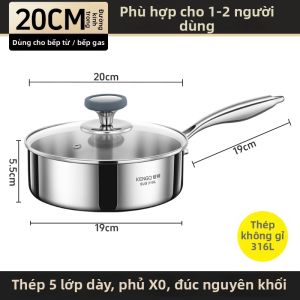 RONGCHUAN | Chảo Nhỏ Phụ Trợ Cho Bé Không Phủ
