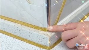 Seam stickers Self-adhesive seam stickers Waterproof tile seam stickers Beautifying edge line Floor stickers