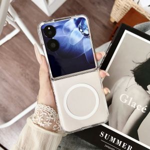 Seemshuang Ultra-Thin Frosted Magnetic Absorption Phone Case for Xiaomi Mix Flip2 Fold4 Wireless Charging Compatible Creative Hard Shell