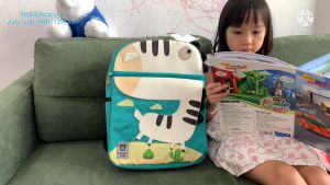 Balo Trẻ em BeddyBear Hình Ngựa Vằn Cho bé Trai hoặc Gái từ 3 tuổi trở lên Học Mầm non - Thiết kế chống gù lưng - Bảo hành 2 năm chính hãng