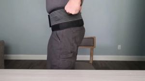 เข็มขัดพยุงหลัง สายรัดเอว ที่รัดเอว ช่วยซัพพอร์ตหลังและเอวเวลายกของ หรือนั่งทำงานนานๆลดการปวดหลัง พิเศษ ที่รัดเอว สายรัดเอว