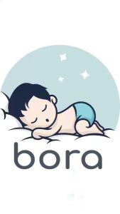 Áo choàng cắt tóc cho bé giúp không dính tóc lên người họa tiết dễ thương Bora Store