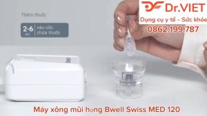 Máy xông mũi họng B.Well Swiss MED 120
