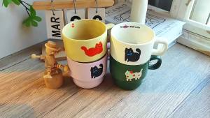 Dachshunds Dog Coffee Mugs Home Ceramic Cup Drink Juice Cola Outdoor Travel Cocoa Handheld Water Mug For Lovers Friends