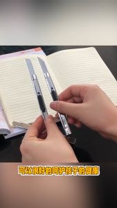 GreenHouse มีดคัตเตอร์ อเนกประสงค์ คัตเตอร์ด้ามแสตนเลส คัทเตอร์ คัตเตอร์เหล็กเล็ก อุปกรณ์สำนักงาน ผู้ใช้บ่อย ๆ สำหรับความสะอาดและความสุขภาพ