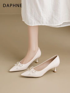 Daphne | French Commuter Light Comfort Tapered Toe Heels