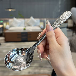 Luxurious 18/10 Stainless Steel round Head Spoon Soup Spoon for Eating And Drinking High Quality Chinese Brand Kitchen Utensils