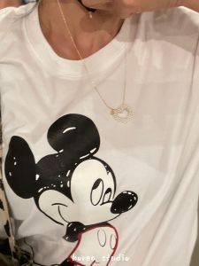 Fashionable Pearl Heart Shaped Necklace Womens New Style Lockbone Chain Sweater Chain Myeongdong Small Fragrance Style Gold Alloy