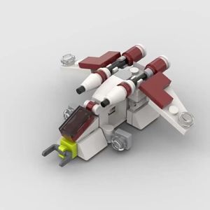 MOC Planet Battle Guard Attack Gunboat Model Kit Dành Cho Bé Trai Đồ Chơi Khối Xây Dựng Giáo Dục Tương Thích Với Lego Gạch Tự Khóa Nhỏ