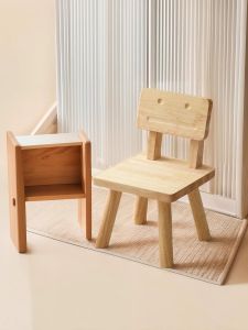 Cloud Shaped Wooden Childrens Stool Casual round Stool Anti-slip Home Use Real Wood Shoe Changing Stool Fashionable Tea Table Stool Cute