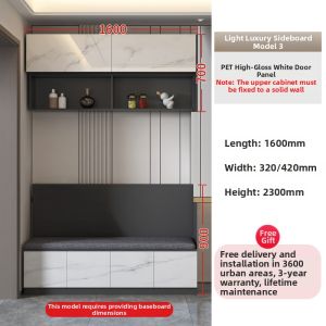 QIANGXIANG | Wall Mounted Combination Table Storage Cabinet