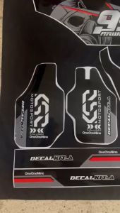 Decal Honda CRF 150L SUPERMOTO EXTREME HITAM ABU ONE PIECE I2-971