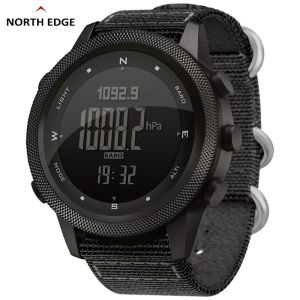 Đồng Hồ Thể Thao Kỹ Thuật Số Nam NORTH EDGE APACHE-46 Chạy Bộ Ngoài Trời Bơi Lội Chống Nước 50M Đo Độ Cao Áp Kế La Bàn