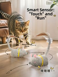 VOA | Interactive Smart Cat Toy - Electric Mouse & Feather Toy