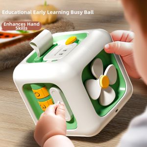 YISBRO | Khối Lập Phương Hoạt Động Montessori Đồ Chơi Ghép Hình