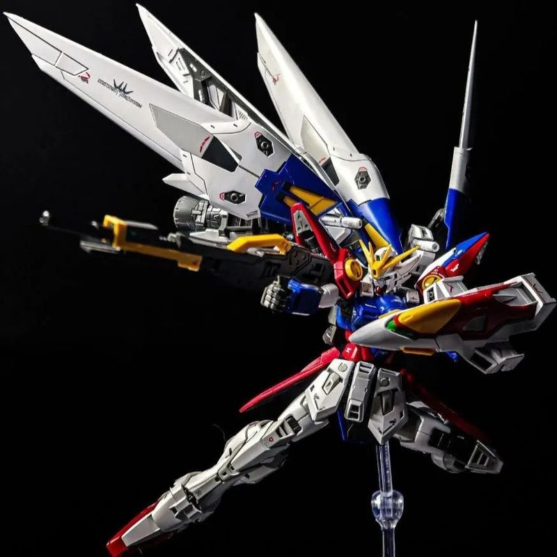 Bandai RG 1/144 Wing Zero Gundam Assembly Model Kit, Mecha Collectible Building Puzzle, Desktop Decor Gift For Gundam Hobby Fans
_voghion.com