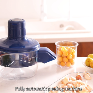 Automatic Electric Fruit Peeler Machine for Grape Garlic Stainless Steel Rechargeable Home Use Kitchen Tool
