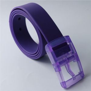 Iron-Free Anti-Metal Allergy Belt Men and Women Non-Metal Non-Magnetic Plastic Head Buckle Security Check Plastic Waistband Early Wood Groove