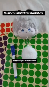 123 Number Fun Learning Dot Stickers Worksheets Early Learning Preschool Activity Kids Busy Book Quiet Book