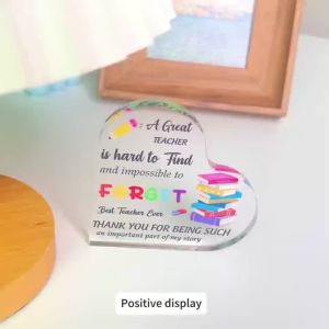 1pc Acrylic Heart "I Can Not Control" SignMental Health Therapy Affirmations School Counselor DecorOffice SuppliesHome Decor