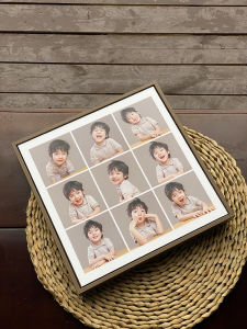 Three Four Six Nine Grid Photo Frame Baby Kids Couple Family DIY Custom Table Decoration Photo Washing Creative Gift