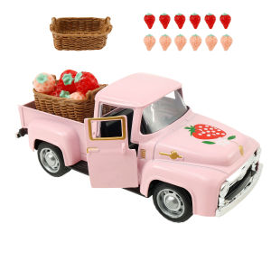 สตรอเบอร์รี่Decor VintageรถบรรทุกDecorฉัตรถาดDecorสตรอเบอร์รี่Kitchen Centerpiecesสําหรับตารางสตรอเบอร์รี่Chortcakeตกแต่ง