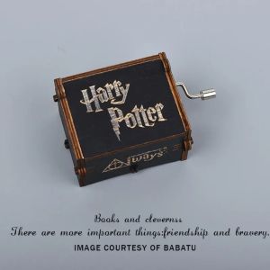 Đồ Chơi Nhạc Hộp Gỗ Cầm Tay Harry Potter Chủ Đề Hedwig Biến Thể Mini Đồ Trang Trí Thủ Công Sáng Tạo Cho Người Lớn Và Trẻ Em