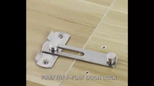 TJU Stainless Steel Door Buckle Latch 90 Degree Right Angle Sliding Door Chain Locks for Fitting Room Bathroom Cabinet Easy Installation Door Lock Replacement Parts Door Latch Lock Durable - Lazada