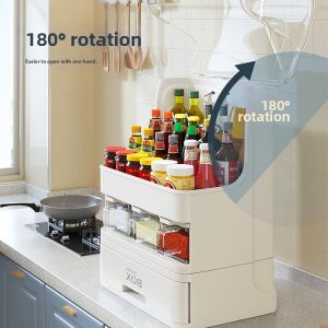 DIHUANTUO | Versatile Drawer Type Spice Rack Set