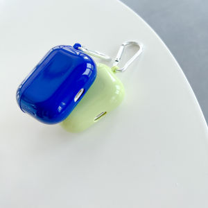 Simple Blue Noise Reduction AirPods pro 2 Case Soft TPU Protective Cover for Apple 1/2/3/4 Generations Digital Accessories